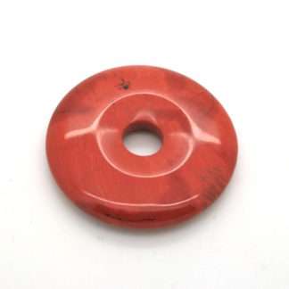 Rode jaspis donut 4 cm