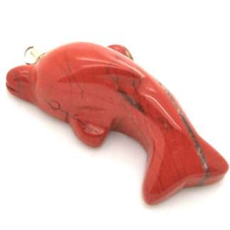 Rode jaspis dolfijn