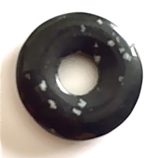 Sneeuwvlok obsidiaan donut