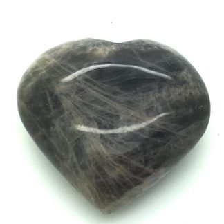 Zwarte maansteen hart
