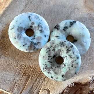 Kiwi jaspis donut 3 cm