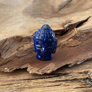 Lapis lazuli boeddha hoofdje