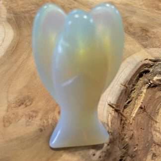Opaliet engel 7 cm