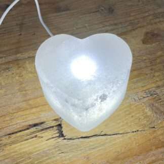 Himalaya zoutkristal lamp hart